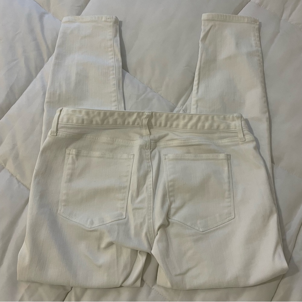Loft Maternity Inset Panel Capri Jeans - Picture 5 of 7